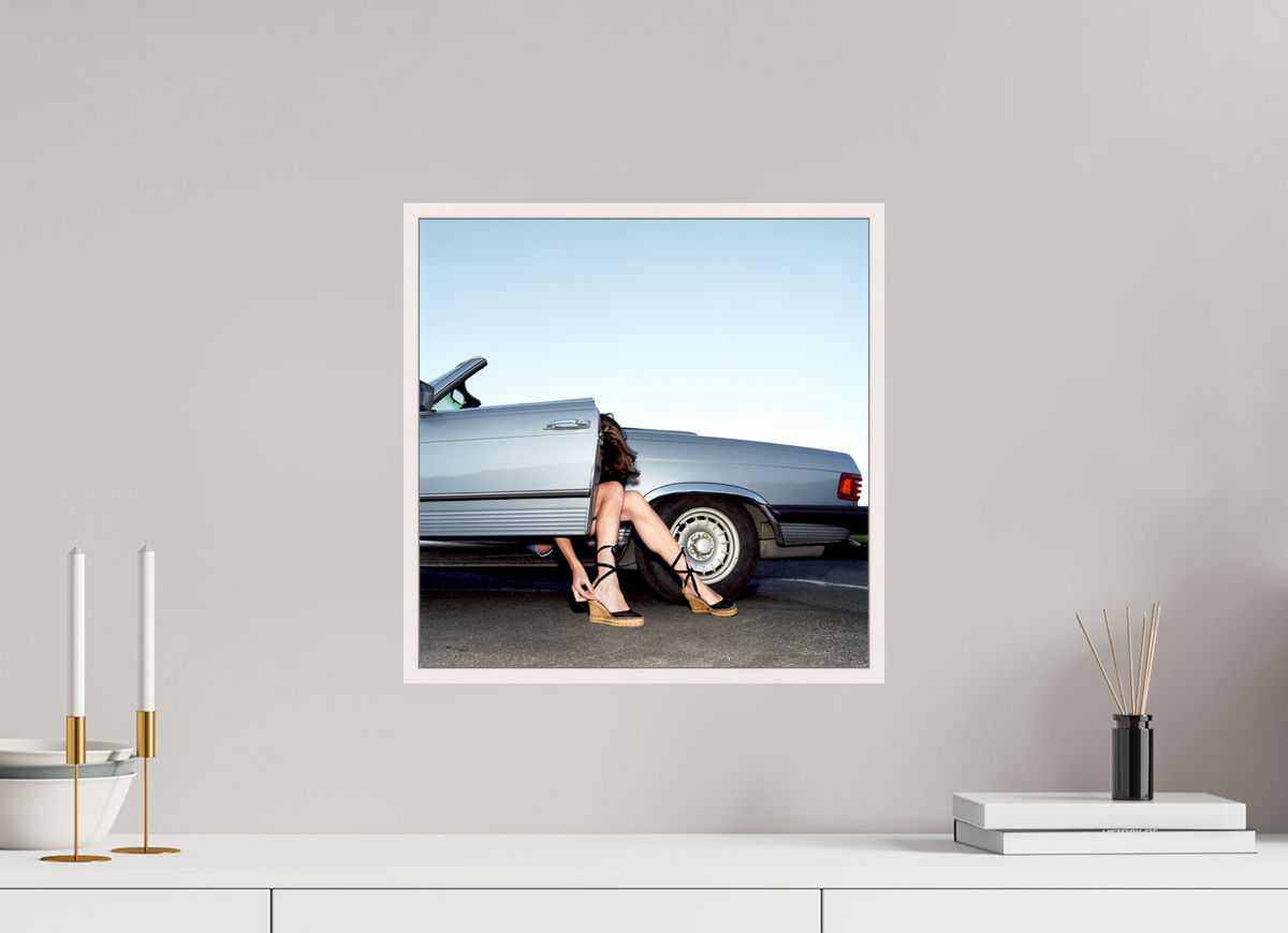 40 x 40 cm, White Oslo Laura in Mercedes
